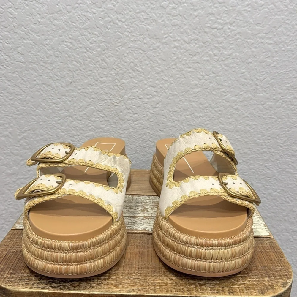 Dolce Vita Wanika Platform Sandals In Sand Size 10